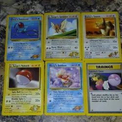 Pokemon TCG 30 Card Lot WOTC Gym Heroes/Base Set 2 Misty Lt. Surge Blaine - Image 1