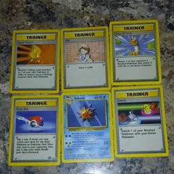 Pokemon TCG 30 Card Lot WOTC Gym Heroes/Base Set 2 Misty Lt. Surge Blaine - Image 5