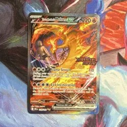 Pokemon Team Rocket's Moltres EX Secret Rare Holo Destined Rivals 229/182 220 HP - Image 1