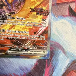 Pokemon Team Rocket's Moltres EX Secret Rare Holo Destined Rivals 229/182 220 HP - Image 4