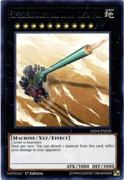 Superdreadnought Rail Cannon Gustav Max - LED4-EN039 - Rare 1st Edition Yugioh - Image 1
