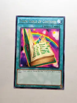 YuGiOh Toon Table of Contents 1st Edition Rare DPBC-EN047 - Image 1