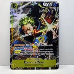 One Piece TCG Roronoa Zoro ST29-014 SR Alt Art English NM - Image 1