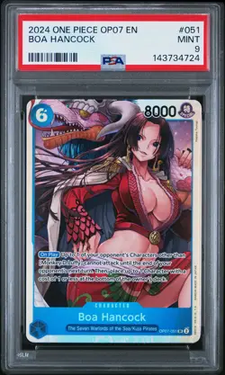 PSA 9 2024 One Piece Op07-500 Years In The Future #051 Boa Hancock MINT - Image 1