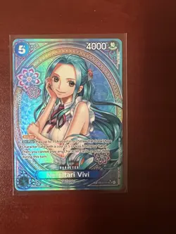 Bandai Nefeltari Vivi EB03-024 Foil Super Rare Blocker One Piece CCG - Image 1