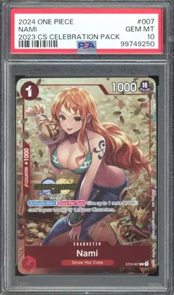 [PSA 10] Nami ST01-007 - 2023 CS Celebration Pack Promo Championship ONE PIECE - Image 1