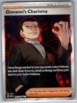 Giovanni's Charisma 197/165 SV: Scarlet & Violet 151 - Pokemon Card - NM - Image 1