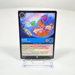 Alice Accidentally Adrift 2/P3 Disney Lorcana Promo Card Cold Foil N/M - Image 1