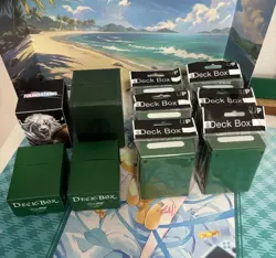 Ultra Pro Deck Box Lot of 10 Forest Mana Alcove Rare + Forest 80+ Foundations - Image 1