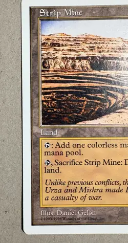 Magic The Gathering Strip Mine Anthologies NM+ Condition - Image 2