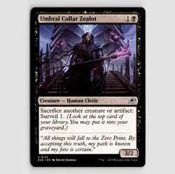Umbral Collar Zealot - EOE #123 Uncommon - NM / Mint Edge of Eternities Single - Image 1