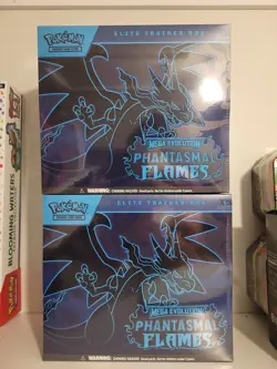 Pokemon TCG Mega Evolution Phantasmal Flames Elite Trainer Box Sealed - Image 1