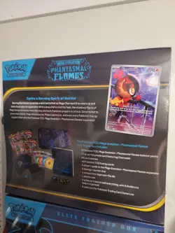 Pokemon TCG Mega Evolution Phantasmal Flames Elite Trainer Box Sealed - Image 2