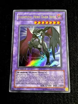 YUGIOH • ELEMENTAL HERO DARK NEOS • ULTRA RARE • POTD-EN033 • 1st EDITION • NM - Image 2