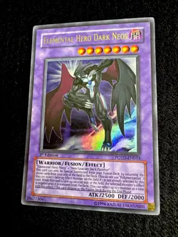 YUGIOH • ELEMENTAL HERO DARK NEOS • ULTRA RARE • POTD-EN033 • 1st EDITION • NM - Image 3