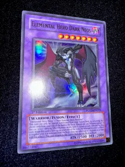 YUGIOH • ELEMENTAL HERO DARK NEOS • ULTRA RARE • POTD-EN033 • 1st EDITION • NM - Image 5