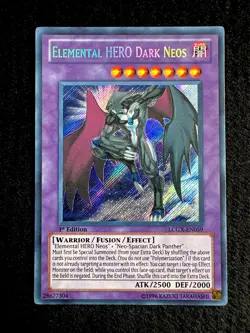🔥 YUGIOH • ELEMENTAL HERO DARK NEOS • SECRET RARE • LCGX-EN059 • NEAR MINT 🔥 - Image 1
