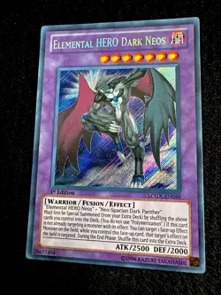 🔥 YUGIOH • ELEMENTAL HERO DARK NEOS • SECRET RARE • LCGX-EN059 • NEAR MINT 🔥 - Image 3