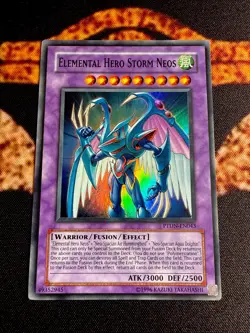 YUGIOH • ELEMENTAL HERO STORM NEOS • SUPER RARE • PTDN-EN043 • UNLIMITED • NM - Image 2