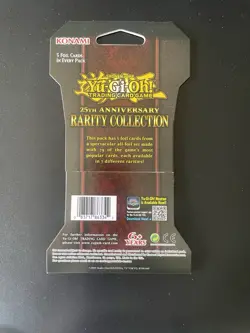 Yu-Gi-Oh! 25th Anniversary Rarity Collection Booster Blister Pack 1st Edition - Image 2