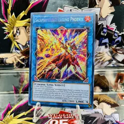 Yugioh Salamangreat Raging Phoenix RA04-EN083 Secret Rare 1st Ed Near Mint - Image 1