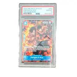 PSA 10 Portgas.D.Ace OP08-052 Treasure Rare Foil Royal Blood One Piece CCG - Image 1