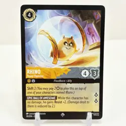 Disney Lorcana Reign Of Jafar Rhino Power Hamster 30/204 NM - Image 1