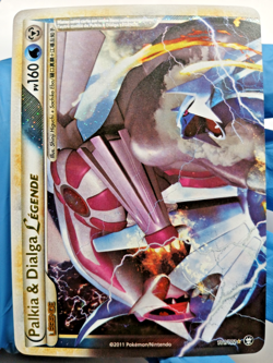Pokemon Card FR Palkia & Dialga Legend 101/102 Holo HGSS Triumphant - Image 1