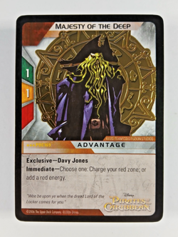 Majesty of the Deep (Gold)- Pirates of the Caribbean TCG card, Dead Man's Chest - Image 1