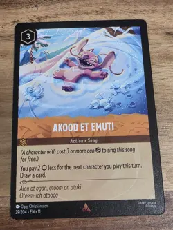Akood Et Emuti 29/204 Winterspell Regular Rare Card - Image 1