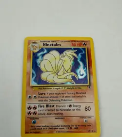 Pokemon TCG Legendary Collection Ninetales Holo Card 2002 Ungraded - Image 1