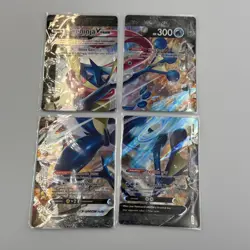 Pokemon TCG Greninja V-Union Holo Card Set of 4 SWSH Promo Cards SWSH155-158 - Image 1