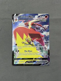 Pokemon Blaziken VMAX Brilliant Stars TG15/TG30 Ultra Rare Holo TCG Card English - Image 1