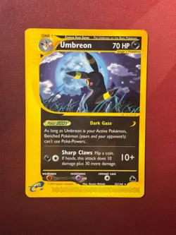 UMBREON 32/144 Skyridge non-holo rare E-READER Pokemon TCG card NM - Image 1