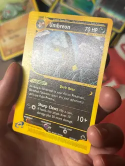 UMBREON 32/144 Skyridge non-holo rare E-READER Pokemon TCG card NM - Image 2