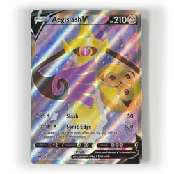 Pokemon - Aegislash V - 177/185 - SWSH Vivid Voltage - Full Art Card - Image 1