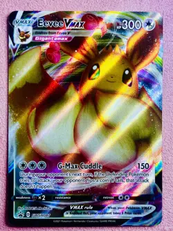 Eevee VMAX SWSH087 Holo | Sword & Shield Black Star Promo Pokemon TCG Card | NM - Image 1