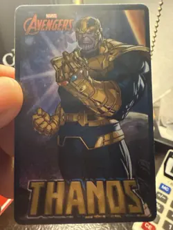 Marvel Avengers Arcade Coin Pusher Collectable Card THANOS ANDAMIROUSA - Image 1