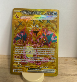 Authentic Pokemon Card Charizard Hyper Rare Gold Ex Full Art Card 228/197 - Image 1