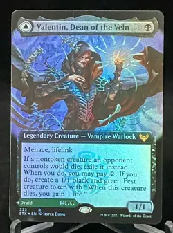 MTG Strixhaven Extended Foil Valentin Dean of Vein / Lisette Dean of Root - Rare - Image 1