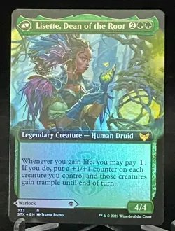MTG Strixhaven Extended Foil Valentin Dean of Vein / Lisette Dean of Root - Rare - Image 2