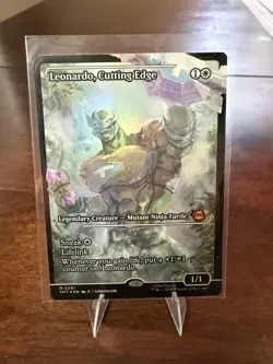 Leonardo, Cutting Edge (Showcase) Teenage Mutant Ninja Turtles Foil - Image 1