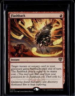 Flashback - 115 - SOS - NM - MTG Magic the Gathering - Image 1