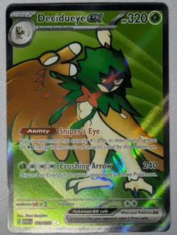 Decidueye ex 100/088 Holo Ultra Rare Perfect Order Pokemon Near Mint - Image 1