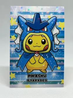 PIKACHU PONCHO x GYARADOS - POKEMON CARD DATABASE - PSA , CGC , BGS , TAG , TCG - Image 1