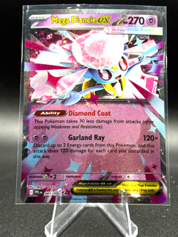 Mega Diancie ex 041/094 Me02: Phantasmal Flames Holo Pokemon TCG - Image 1