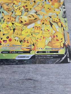 Pokemon TCG: Pikachu V-Union Complete Set of 4 Promo - Image 4