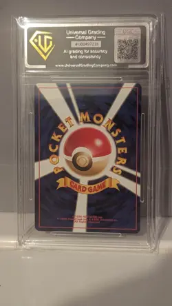 2000 Pokemon Japanese Neo 2 Premium file006 Charizard Reverse Foil Graded 9 UGC - Image 2