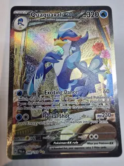 Quaquaval ex 260/193 Pokemon TCG SIR NM – Paldea Evolved Full Art Holo Card - Image 1