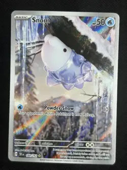 Snom 168/162 SV05 Temporal Forces Full Art Rare Holo Pokemon TCG 2024 NM - Image 1